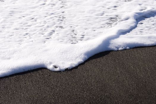 Waves lapping Haumoana Beach, Hawke's Bay, New Zealand