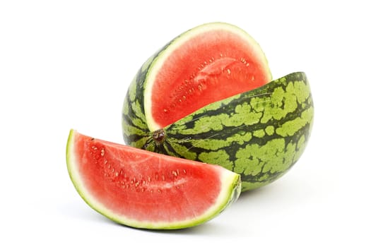 watermelon isolated on white