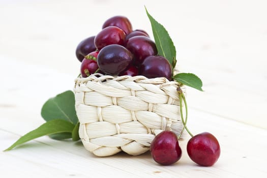 basket of cherries