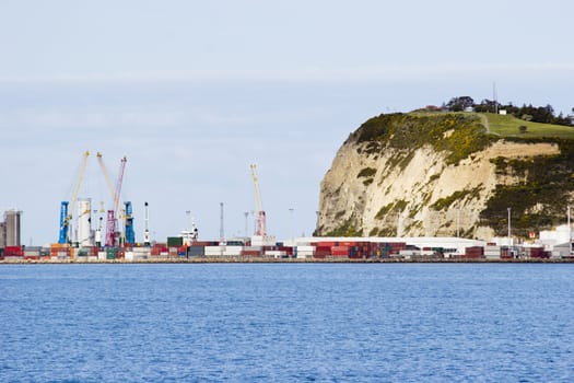 The port of Napier, Hawke's Bay, New Zealand