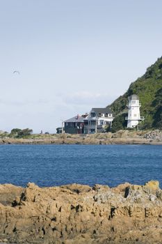 Lighthouse at Island Bay, Wellington, New Zealand