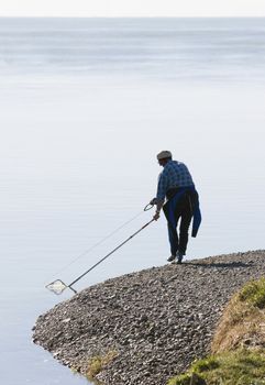 Start of the whitebaiting season, Haumoana, New Zealand