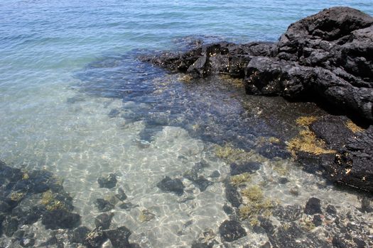 Sea and rocks in the Hauraki Gulf