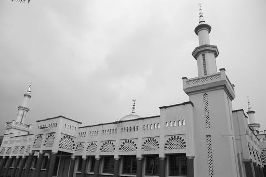 small masjid with arabic decorative style
