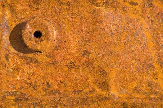a rusty texture with a rusty nipple