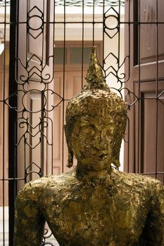 A gold Buddha in Bangkok