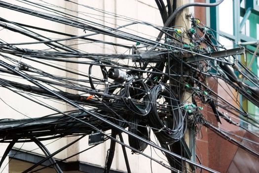 Crazy wiring in Bangkok