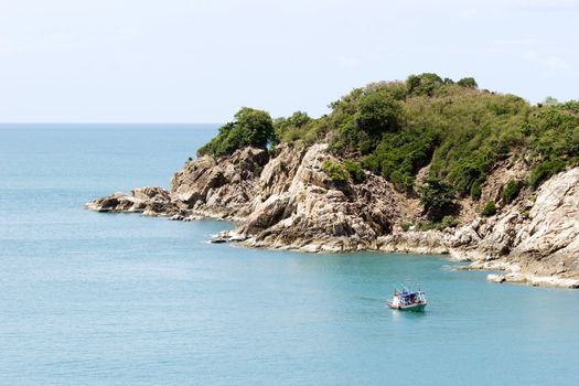 A fishing boat on the coast of Koh Samui, Thailand