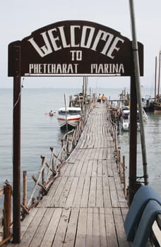 Phetcharat Marina on the coast of Koh Samui