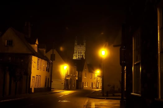 Street at night