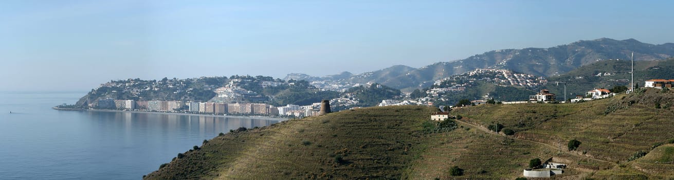 Large Panorama image of Velilla, Spain