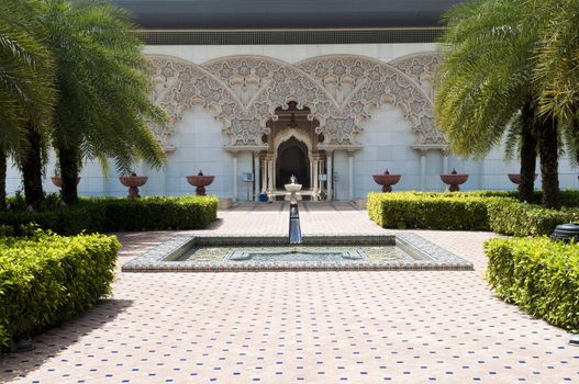 Beautiful Moroccan Architecture Inner Garden in Putrajaya Malaysia