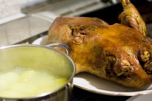 Roast goose a great new year meal