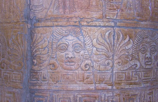 detail of ancient coumn