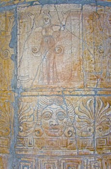 detail of ancient coumn