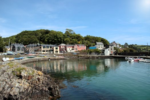 glandore village on the west coast of ireland in summer