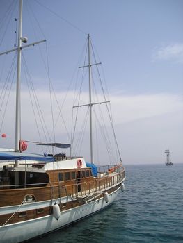 Just Yacht. Photo made in Turkey