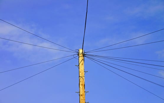 Telephone Wires at Pole
