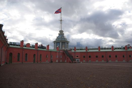 fort located in Petropavlovskaya fortress