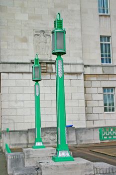 Old Green Street Lamps