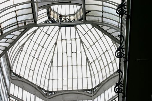 Victorian Domed Glass and Steel Roof