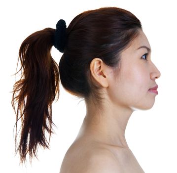 Profile view of Asian Beauty.