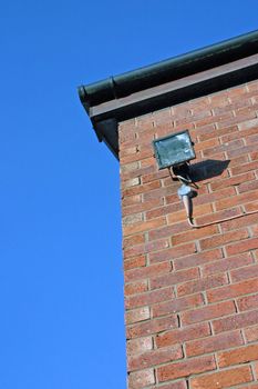 Security Light on Corner of House