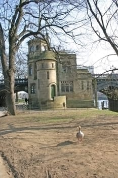 Ornate Bridge Support in York