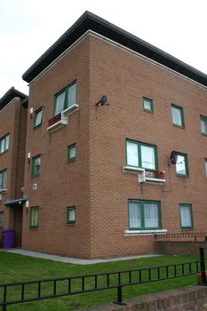 Dull Apartments in Liverpool England