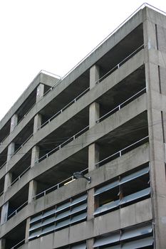 Old 1960s Car Park in Liverpool