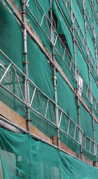 Scaffolding and Green Cladding