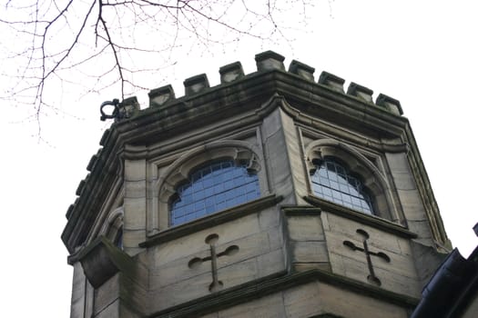 View of Octagonal Tower in York