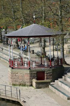 Band Stand on the River Dee at Chester