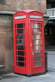 English Red Telephone Box