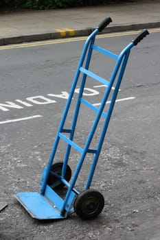 Blue Hand Cart