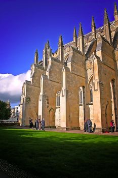 Exeter Cathedral Devon, England UK in Summer