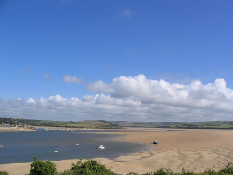 Beach in Devon England