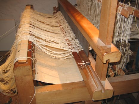 Loom used for Hand Weaving in Devon England