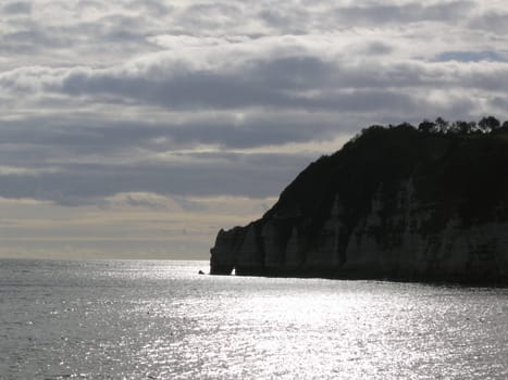 Sunset on the South Devon Coast at Beer