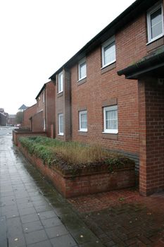 Newer Houses in the Center of Chester in England