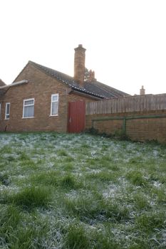 Bungalow on a Cold Winters Morning