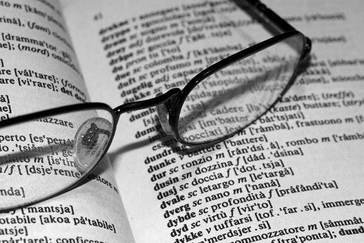 Glasses & books