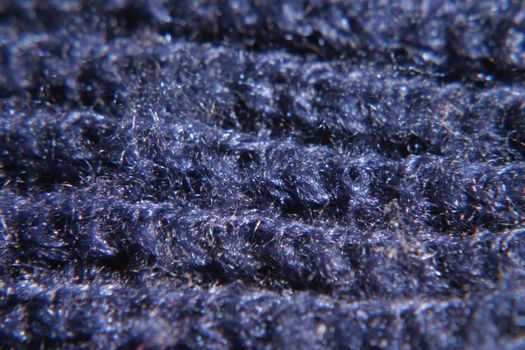 Closeup of Blue Wool