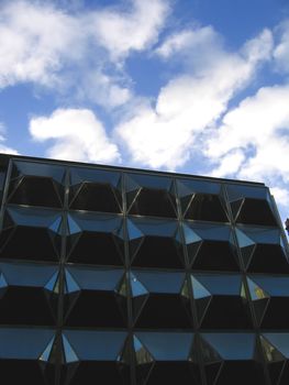 Geometric  New Building in Liverpool England