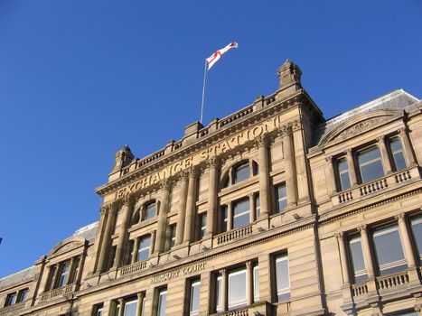 Historic Exchange Station Building in Liverpool England