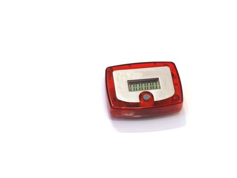 Small Red Pedometer