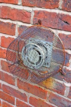 Metal Mesh Covering the Outside Vent of an Extractor Fan