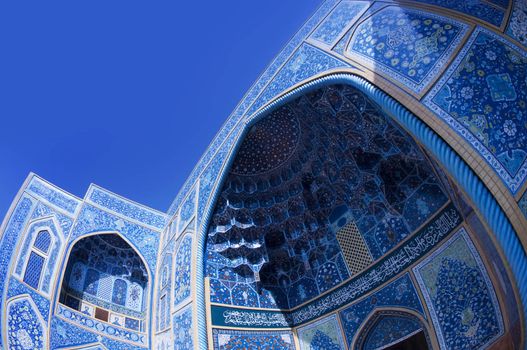 Sheikh Lotf Allah Mosque in Isfahan in Iran.