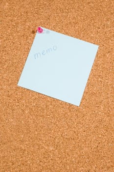 memo board with message: memo
