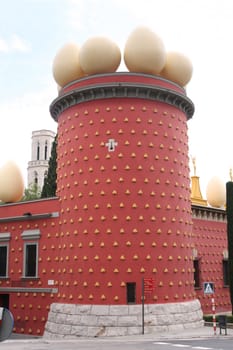 View of Salvador Dali museum in Fugueres, Spain